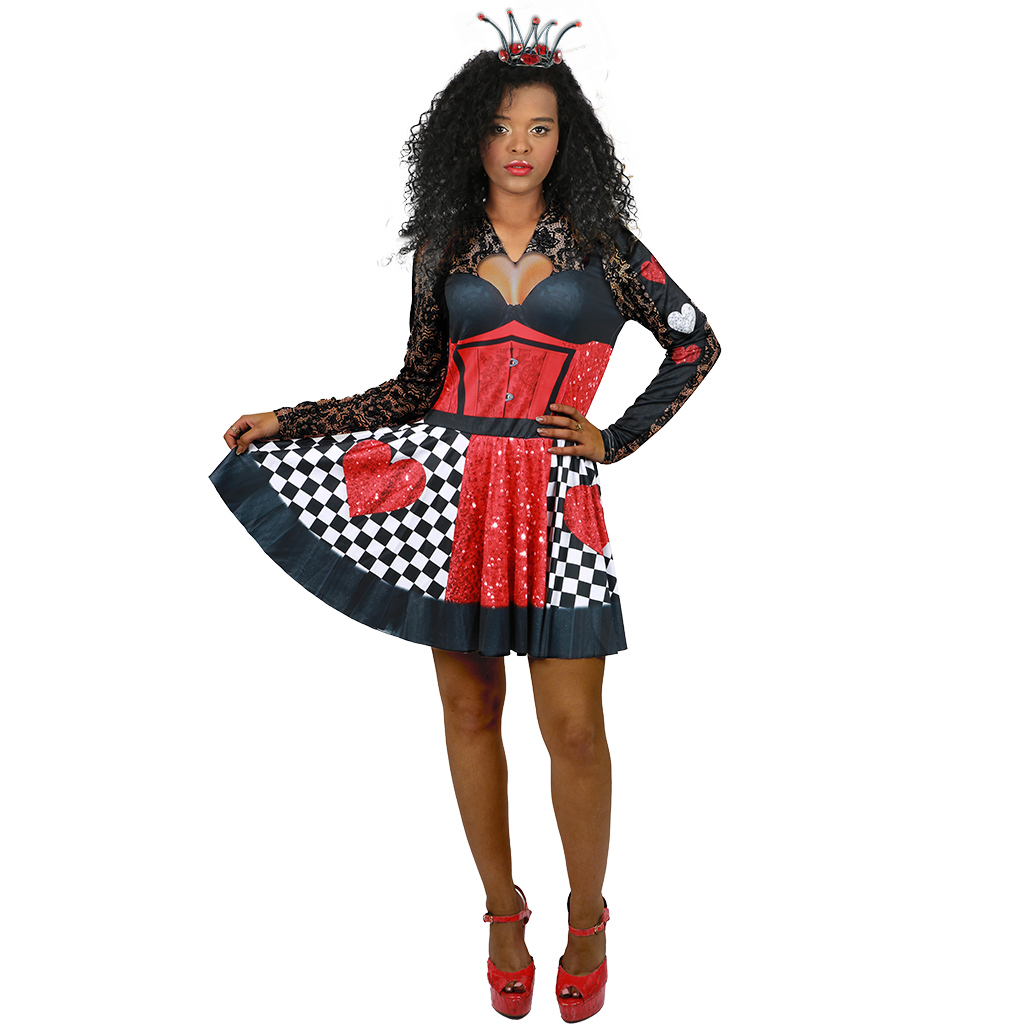 EBONY QUEEN OF HEARTS Rule with Grace and Style