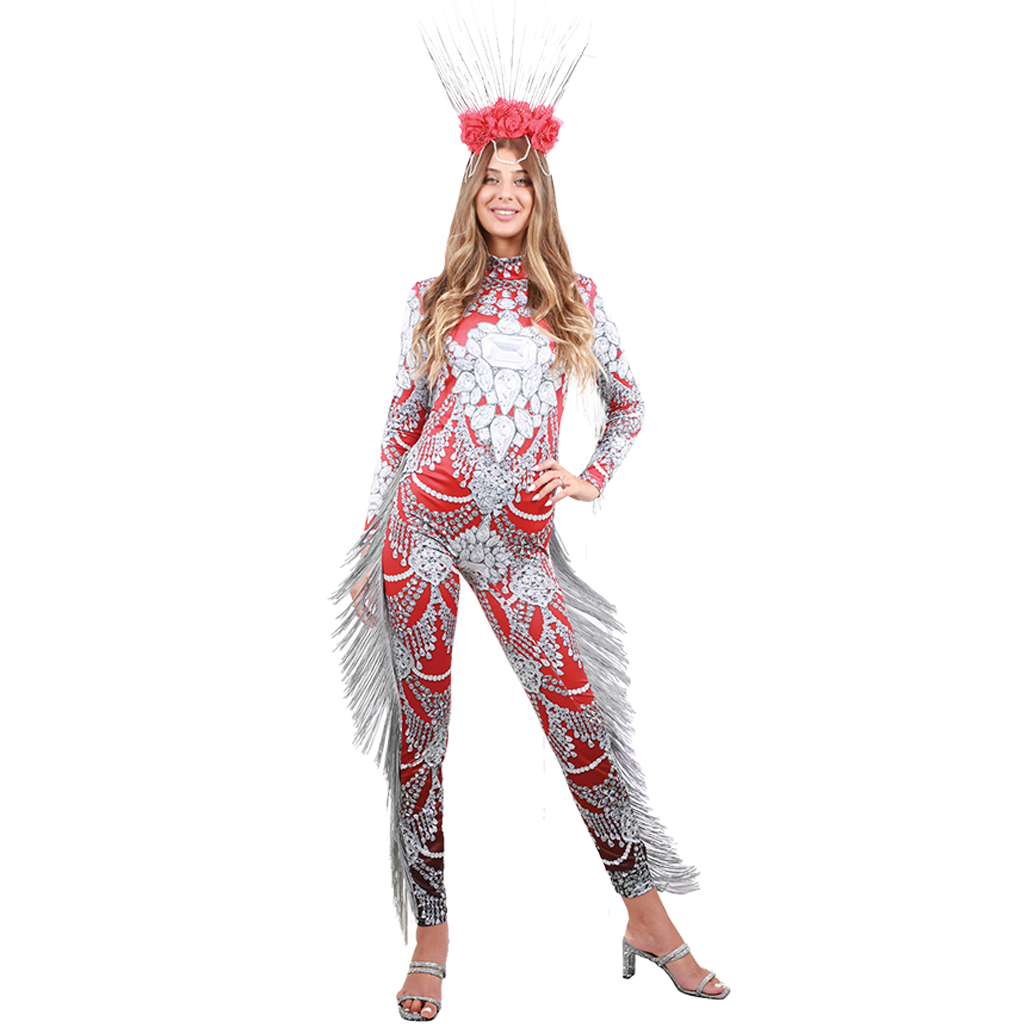 Glamorous Diamonds Lady Costume for Halloween & Elegant Events