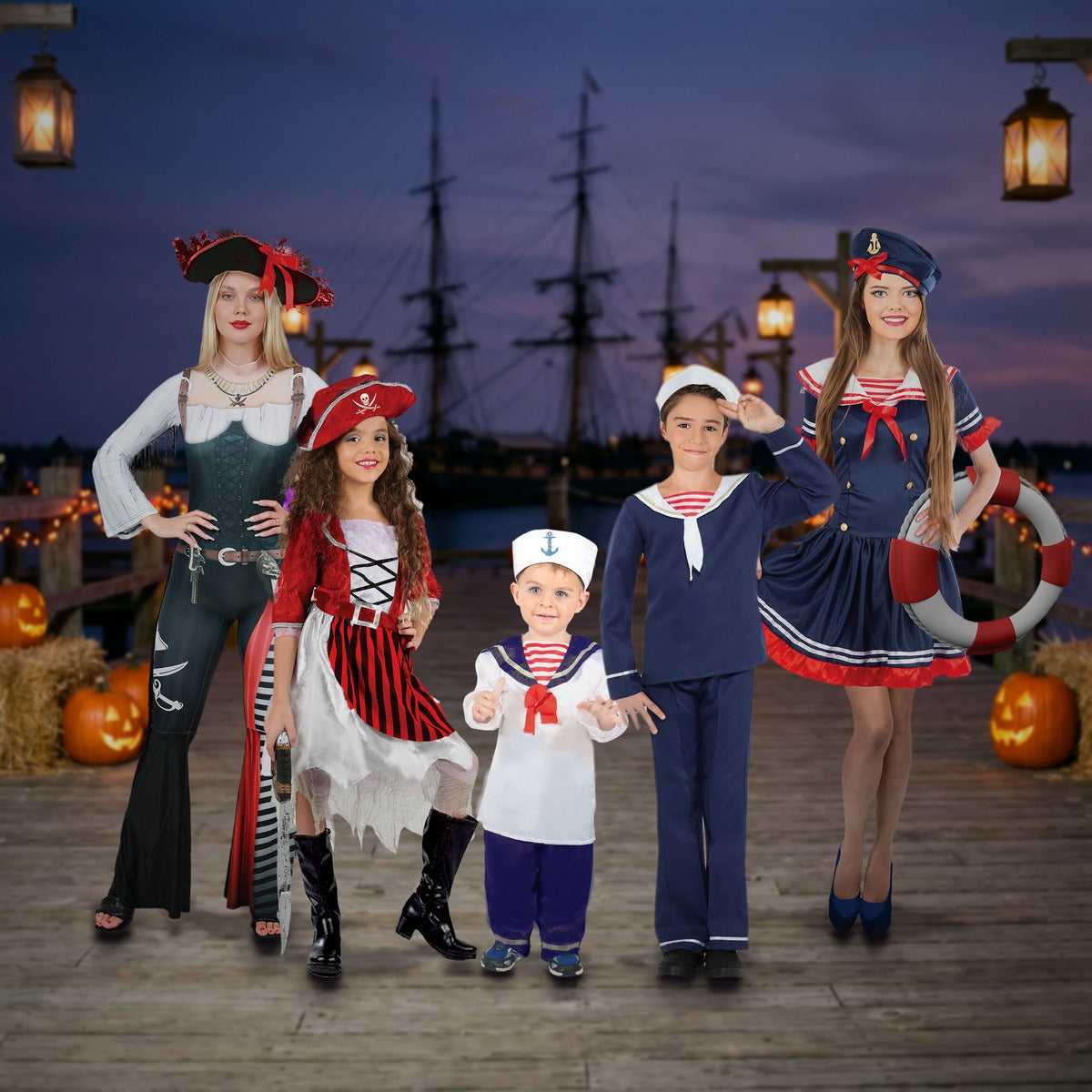 Lola Stars pirate and sailor costumes