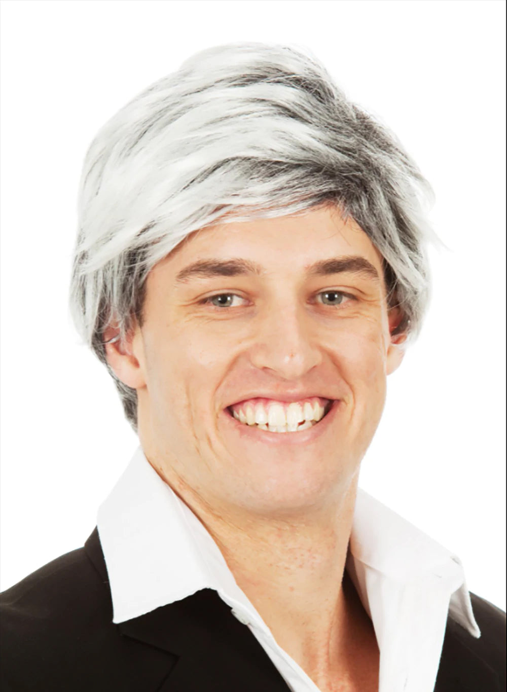 Men's Silver Fox Wig costume wig, photo 4 of 4