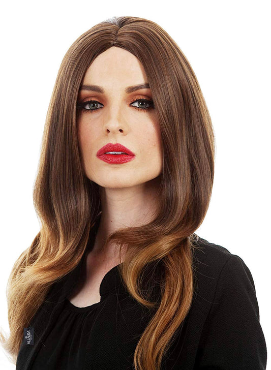 Long Model Brown Wavy Wig costume wig, photo 1 of 4