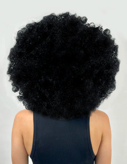 Super Jumbo Black Afro Wig costume wig, photo 3 of 4