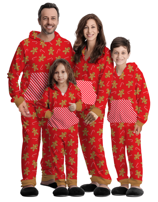 CANDY CANES FAMJAMS ONESIES