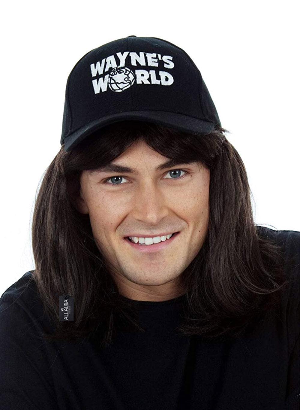 80s Heavy Metal Rocker Wig With Cap costume wig