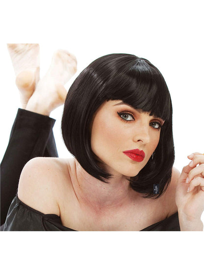 20s Black Bob Wig costume wig, photo 3 of 3