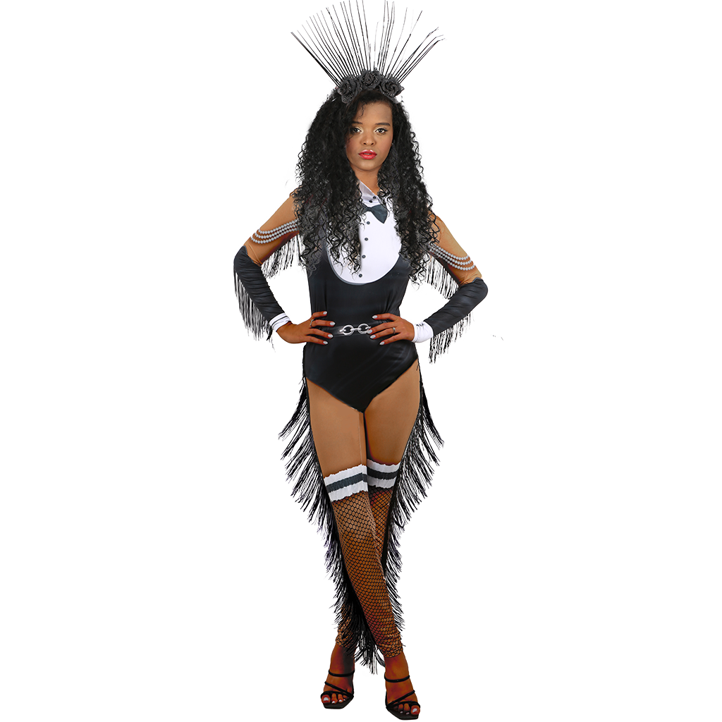 Chic Ebony Bunny Costume Perfect for Halloween & Themed Parties