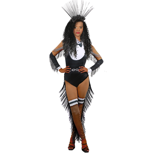 Chic Ebony Bunny Costume Perfect for Halloween & Themed Parties