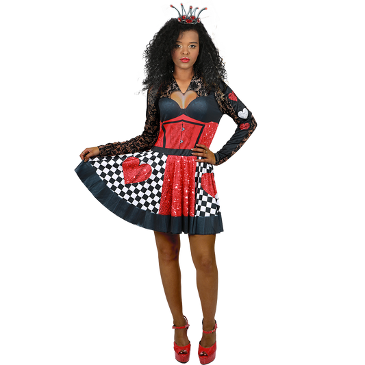EBONY QUEEN OF HEARTS Rule with Grace and Style