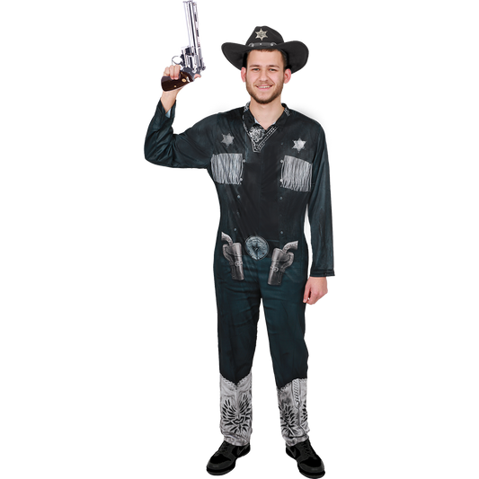 Classic Cowboy Costume Perfect for Halloween & Western-Themed Events