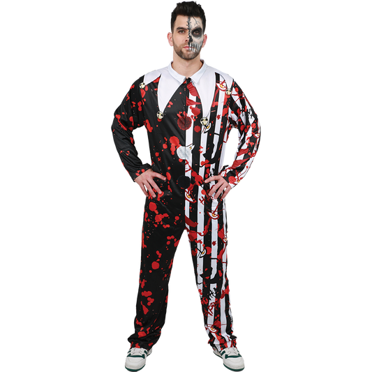 Colorful Clown Costume Perfect for Halloween & Themed Parties