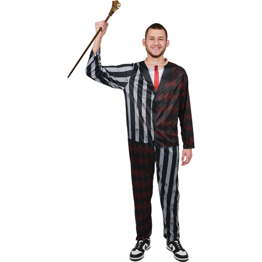 Dapper Clown in Suit Costume Perfect for Halloween & Themed Events