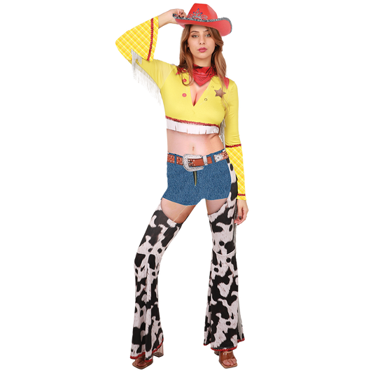 Trendy Flare Cowgirl Costumes for Parties & Festivals