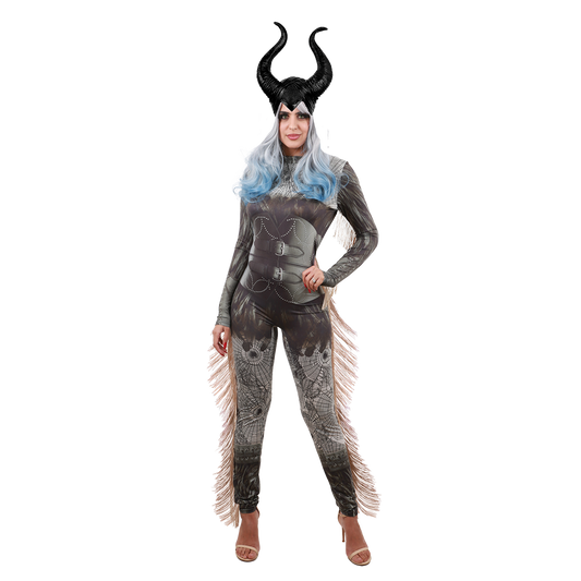 Mystical Dark Forest Lady Costume Perfect for Halloween & Enchanted Events